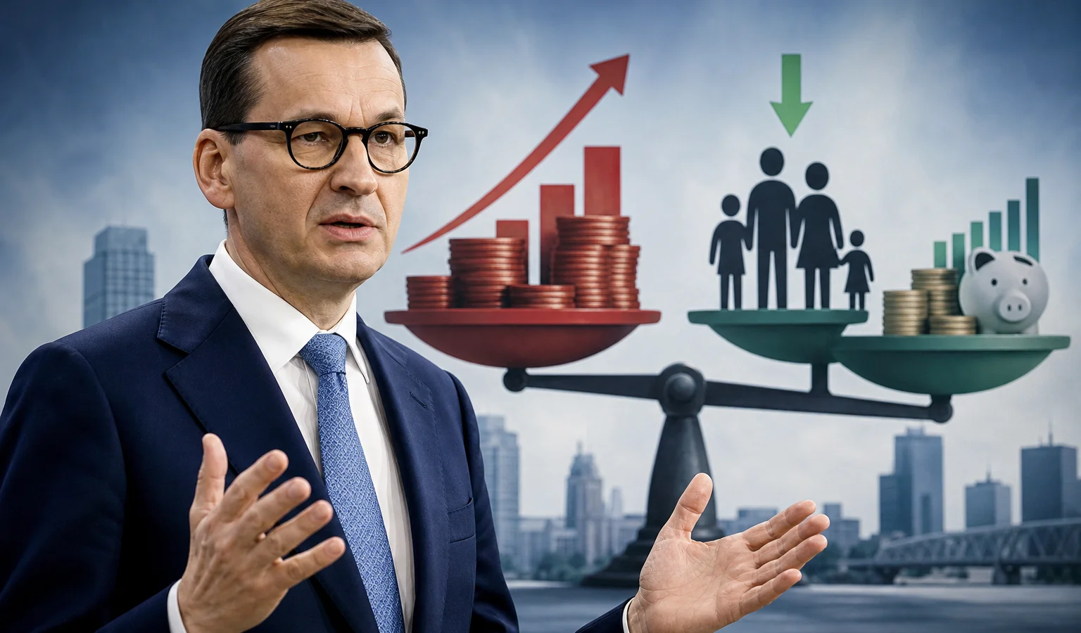 Ilustracja do artykułu: Morawiecki krytykuje zapowiedzi zmian podatkowych rządu Tuska