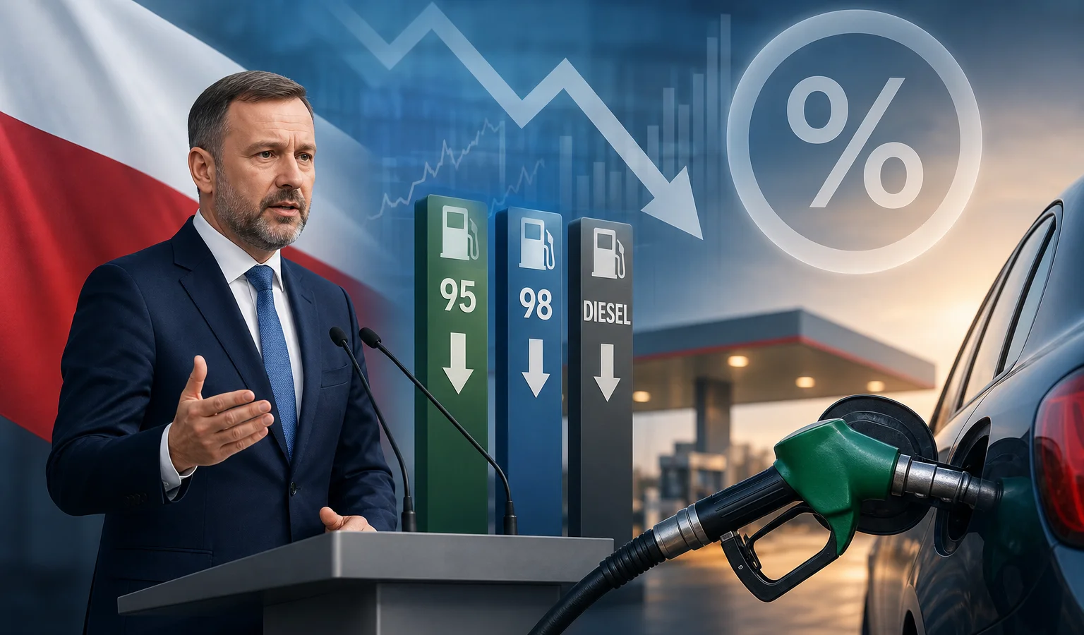 Ilustracja do artykułu: Nowe limity cen paliw w Polsce od 21 września 2026 roku