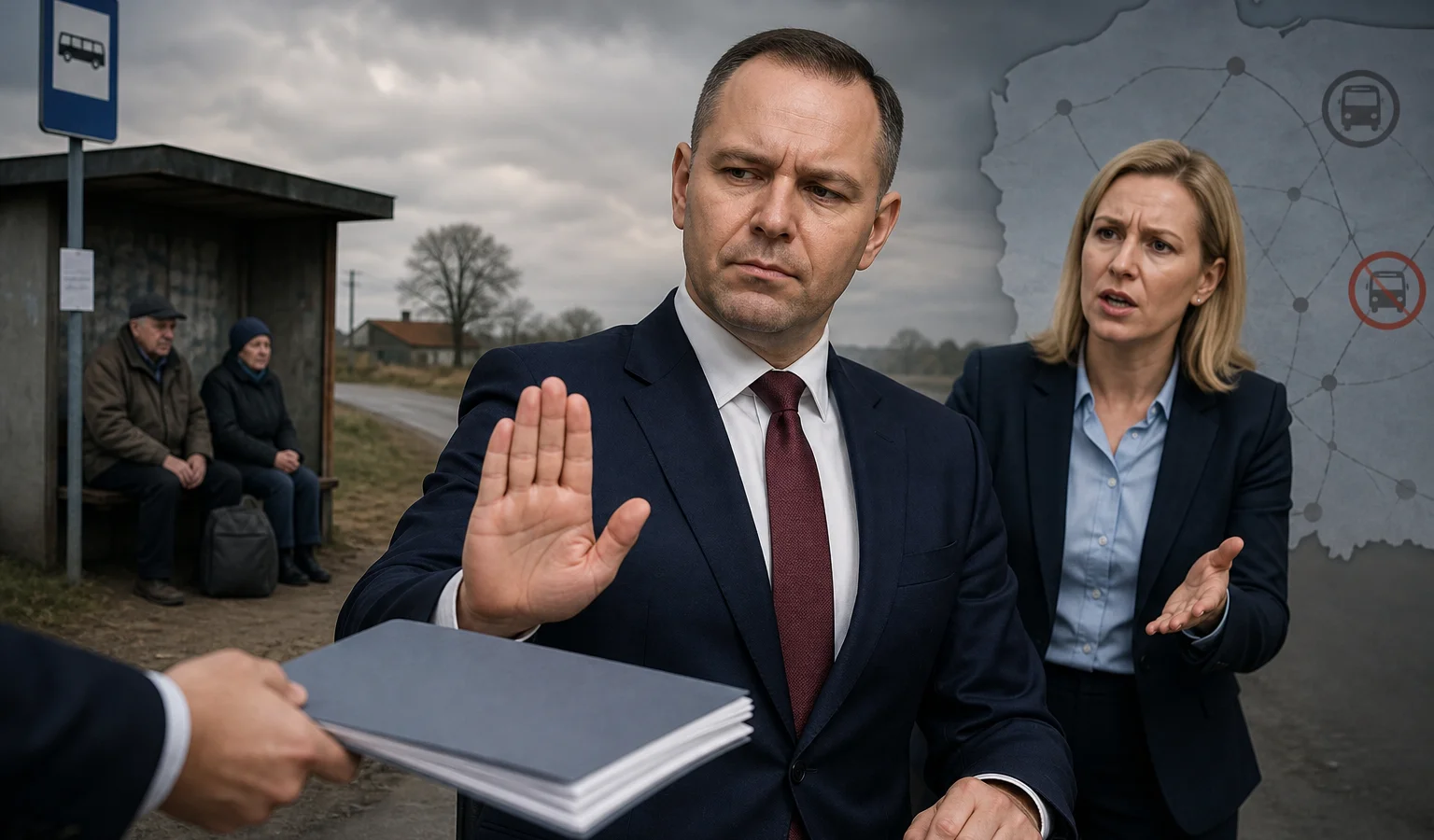 Ilustracja do artykułu: Prezydent Nawrocki zablokował ustawę o walce z wykluczeniem komunikacyjnym
