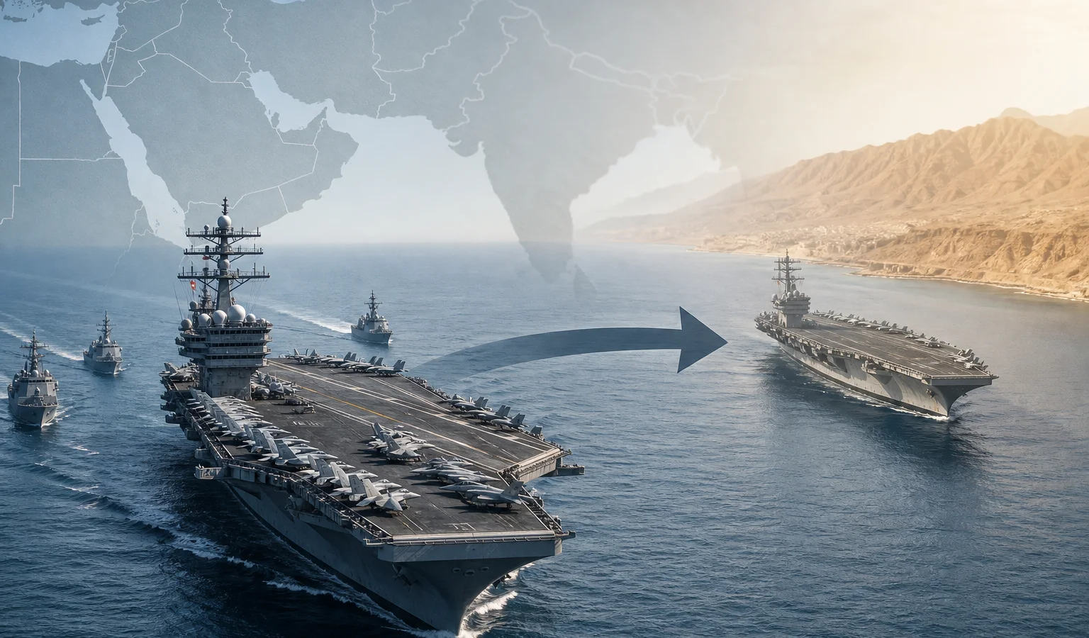 Ilustracja do artykułu: USS George Washington zastąpi USS Abraham Lincoln na Bliskim Wschodzie