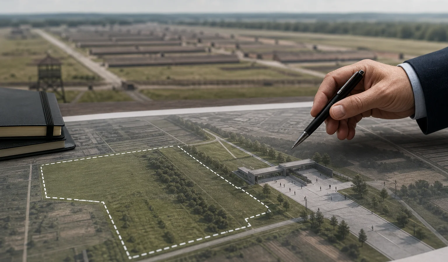 Ilustracja do artykułu: Muzeum Auschwitz-Birkenau otrzymało ponad 3 hektary gruntów na nowe wejście
