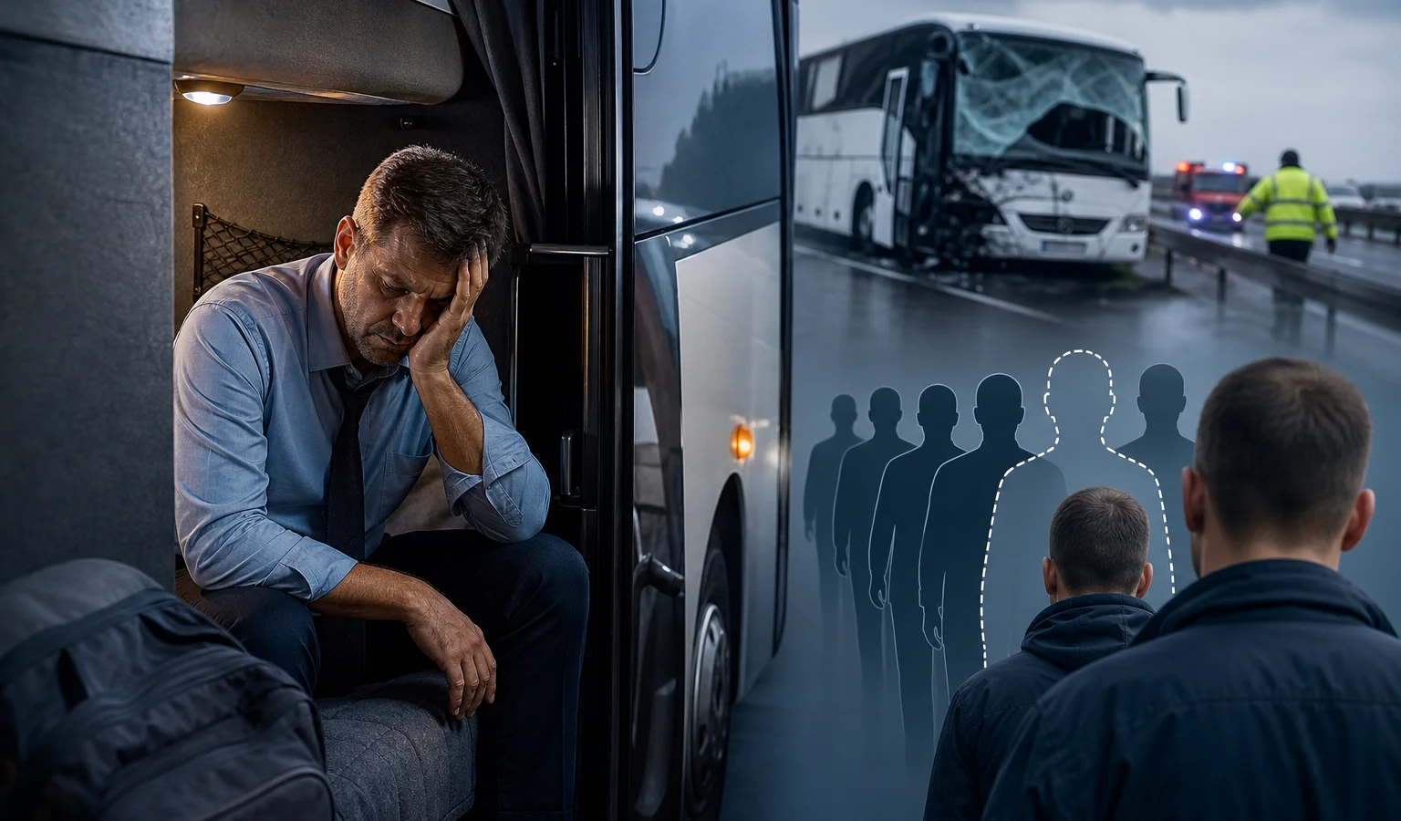 Ilustracja do artykułu: Warunki pracy kierowców autokarów i deficyt kadry w Polsce po wypadku na Węgrzech