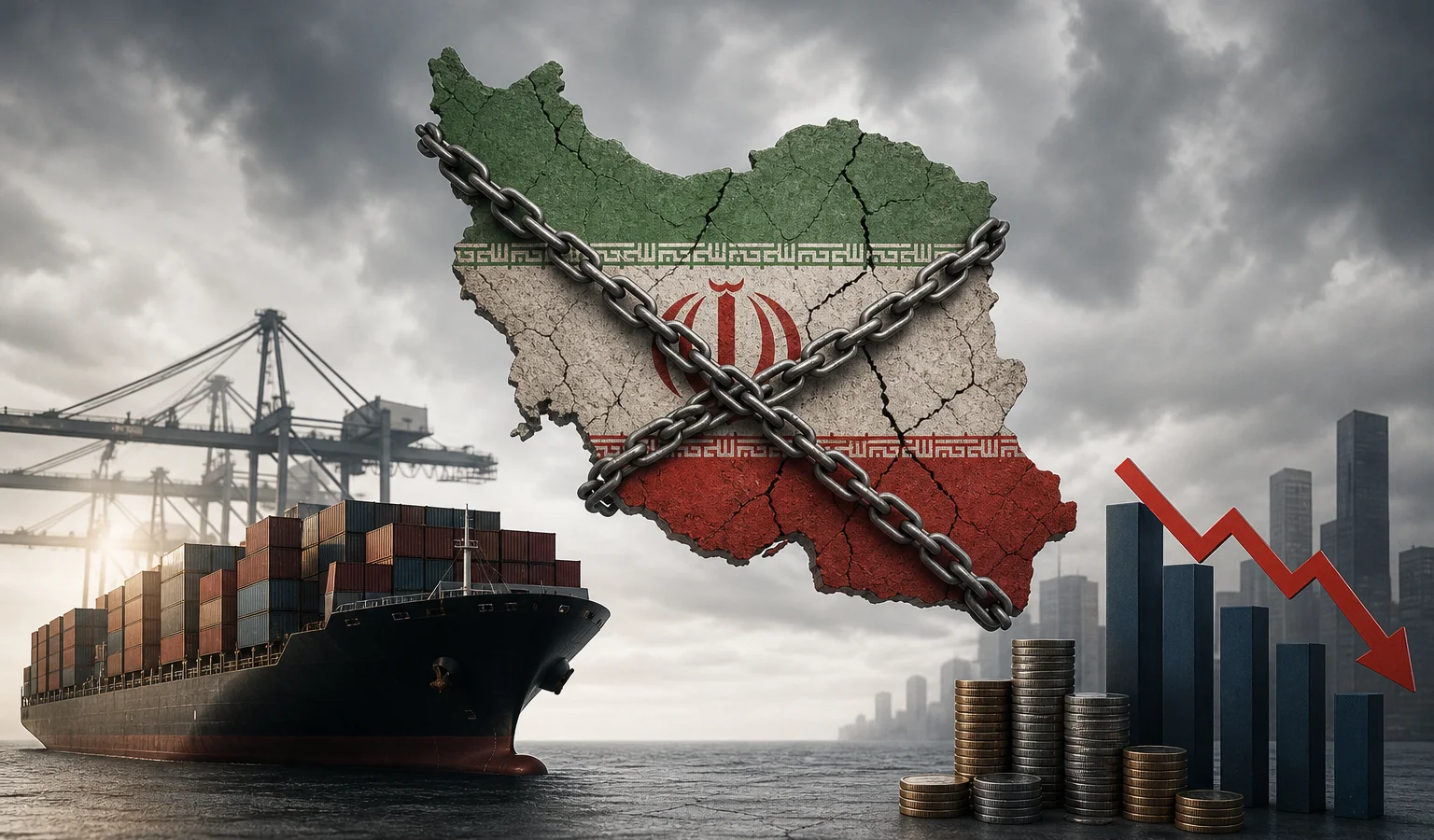 Ilustracja do artykułu: USA w nowej fazie nacisku gospodarczego na Iran – wypowiedzi JD Vance'a i Scotta Bessenta