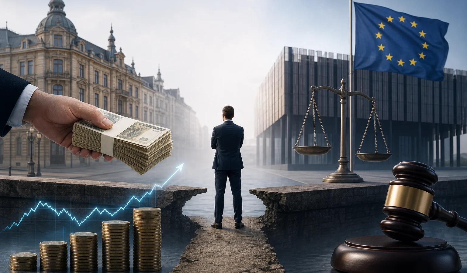 Ilustracja do artykułu: Bank zapłacił, a sprawa o kredyt darmowy utknęła między Łodzią a TSUE