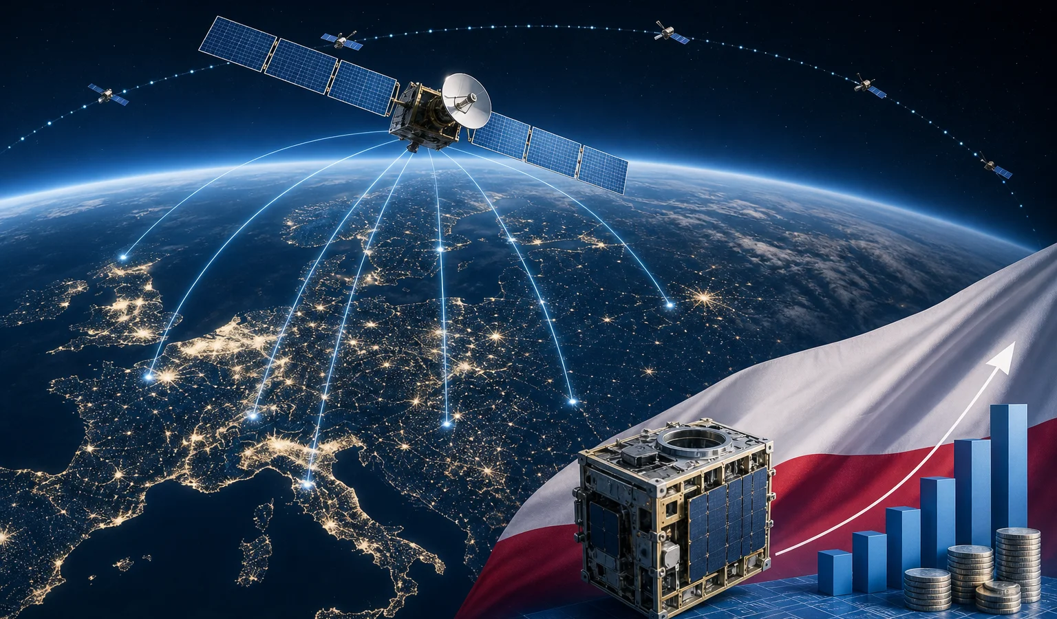 Ilustracja do artykułu: IRIS2 – europejska konstelacja satelitów dla bezpieczeństwa i niezależności