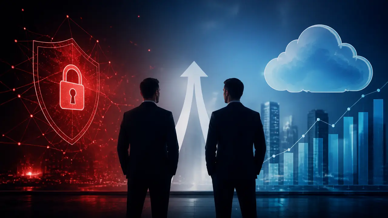 Ilustracja do artykułu: CrowdStrike i Salesforce przed kluczowymi wynikami finansowymi – testy dla sektora oprogramowania