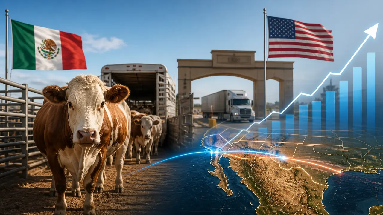 Ilustracja do artykułu: Stany Zjednoczone wznowią import bydła z Meksyku przez Arizona od 24 sierpnia 2026