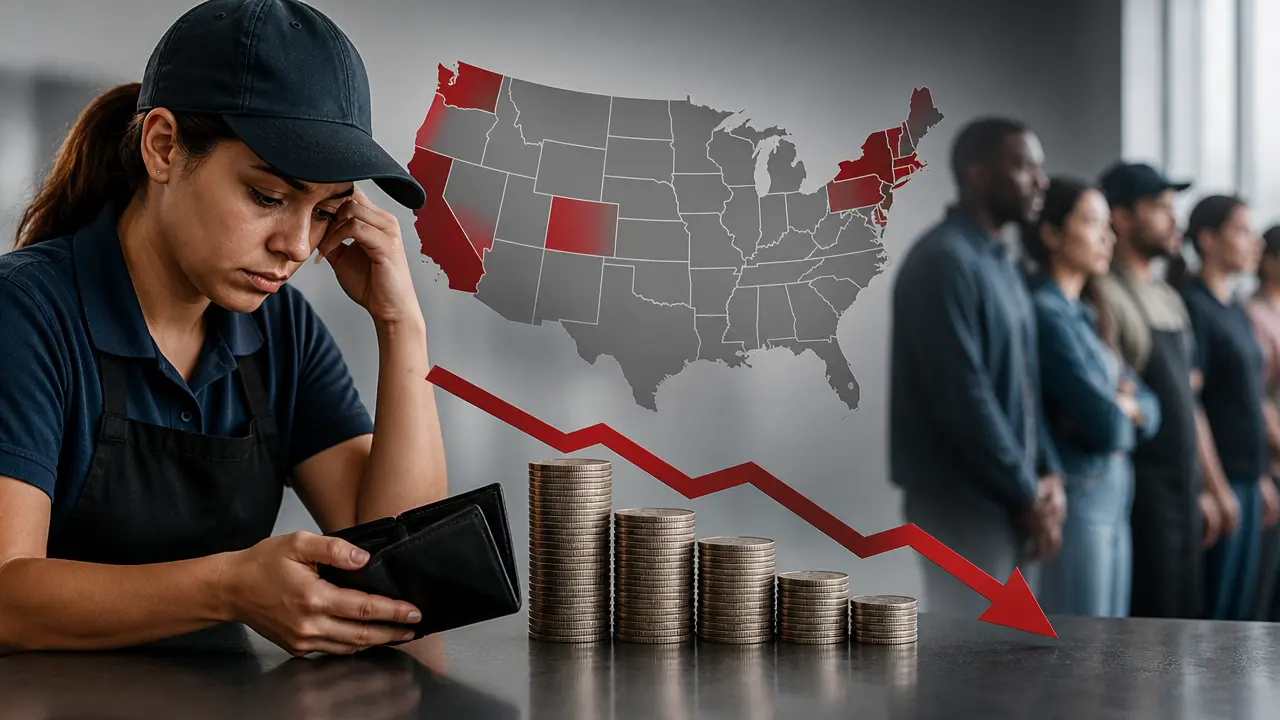Ilustracja do artykułu: Rekordowa liczba pracowników w USA otrzymała wynagrodzenie poniżej płacy minimalnej w 2025 roku