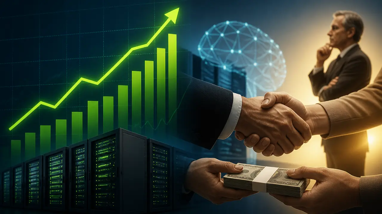 Ilustracja do artykułu: Nvidia z rekordowymi wynikami i nową strategią finansowania klientów AI