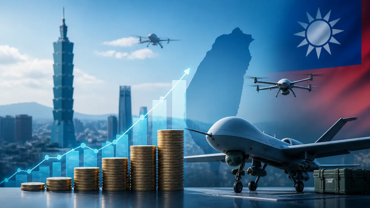Ilustracja do artykułu: Tajwan zatwierdza wieloletni program produkcji dronów o wartości 7,56 mld USD
