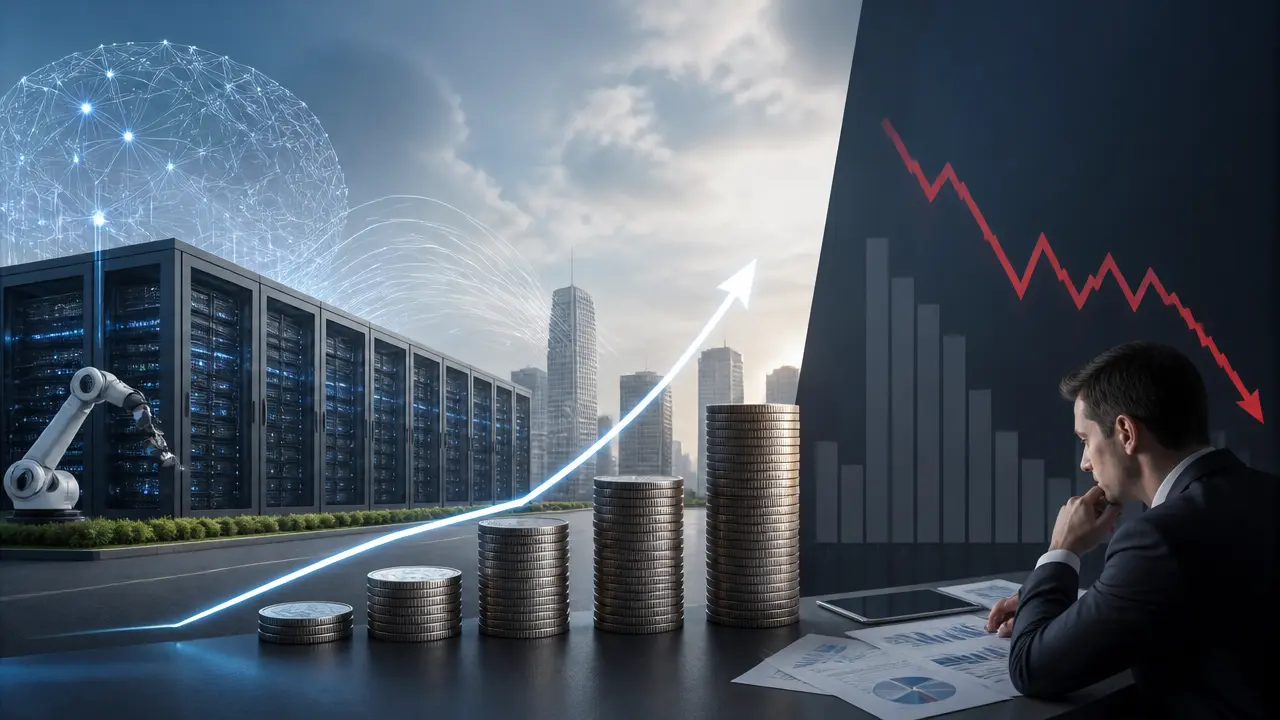Ilustracja do artykułu: Wzrost wydatków Big Tech na sztuczną inteligencję a kondycja finansowa firm