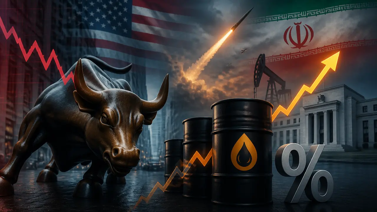 Ilustracja do artykułu: Reakcja Wall Street na eskalację konfliktu USA-Iran: wzrost cen ropy i perspektywy stóp procentowych