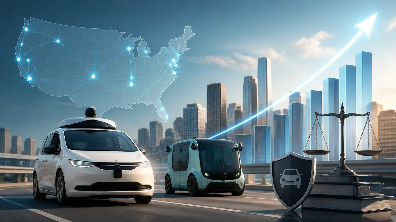 Ilustracja do artykułu: Waymo i Zoox rozszerzają działalność na rynku robotaksówek w USA