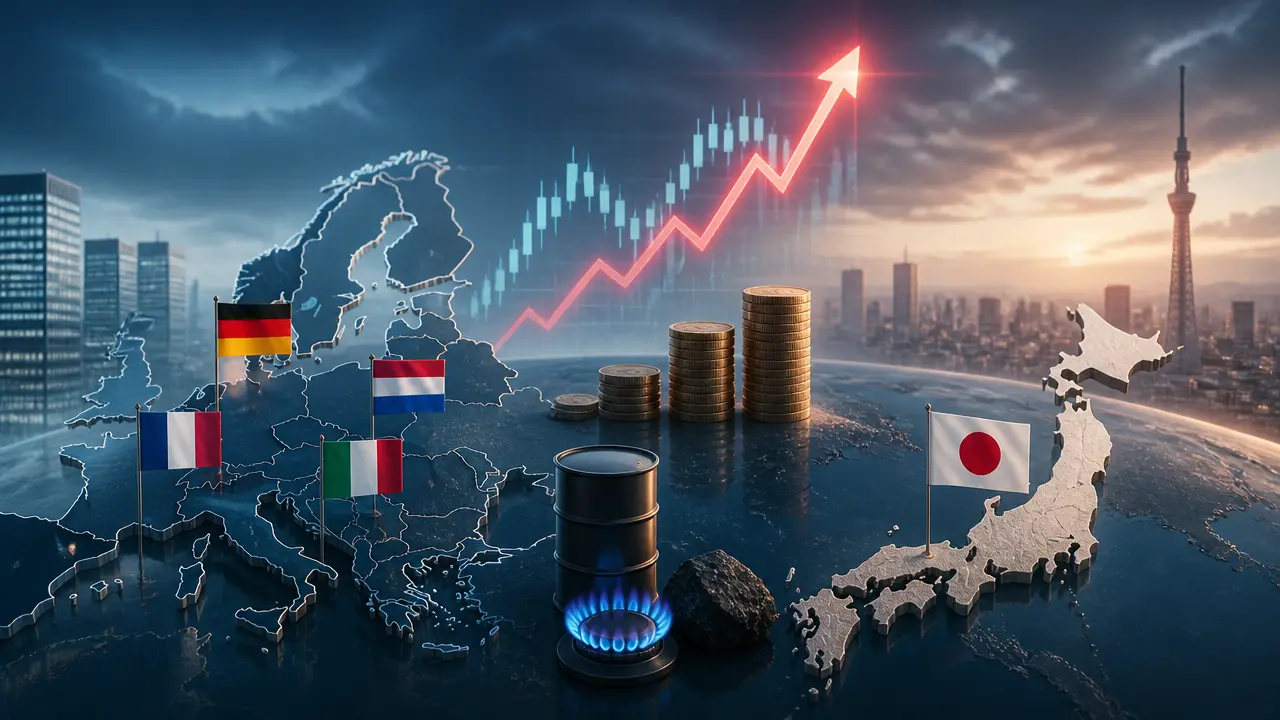 Ilustracja do artykułu: Rentowności obligacji rządowych w Europie i Japonii rosną do wieloletnich szczytów