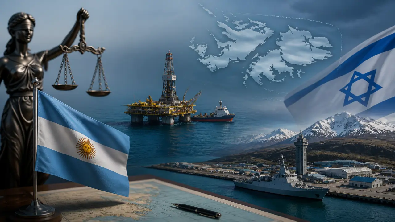 Ilustracja do artykułu: Argentyna zgłasza podejrzenie przestępstwa wobec izraelskich firm naftowych działających na Falklandach