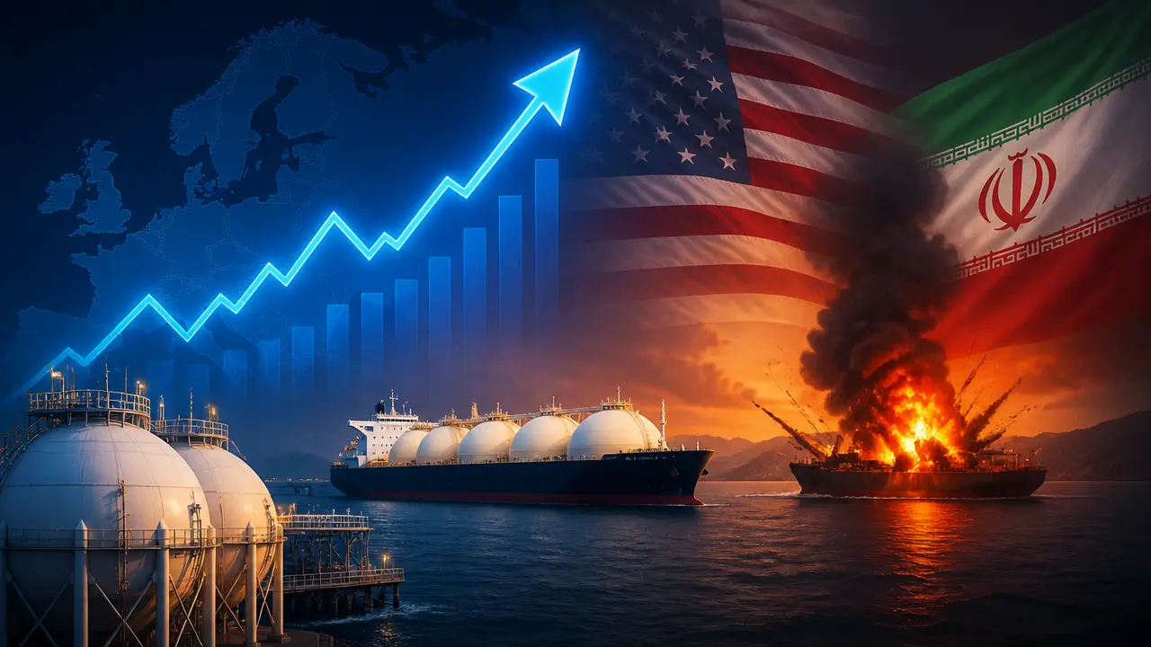 Ilustracja do artykułu: Ceny gazu w Europie rosną po eskalacji konfliktu USA-Iran