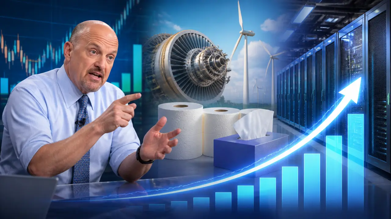 Ilustracja do artykułu: Jim Cramer rekomenduje akcje GE Vernova i Kimberly-Clark, prognozy rynku i plany Microsoftu
