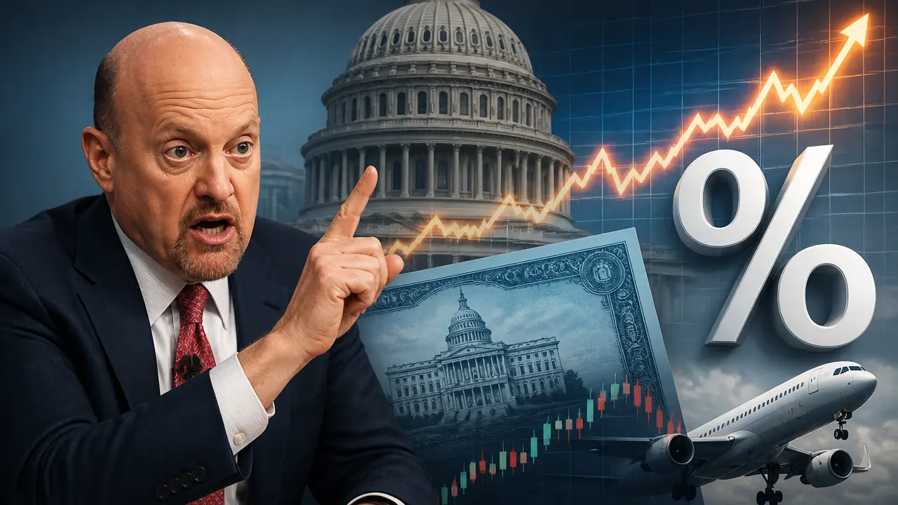 Ilustracja do artykułu: Jim Cramer: 30-letnie obligacje skarbowe kluczowym czynnikiem wpływającym na rynek akcji