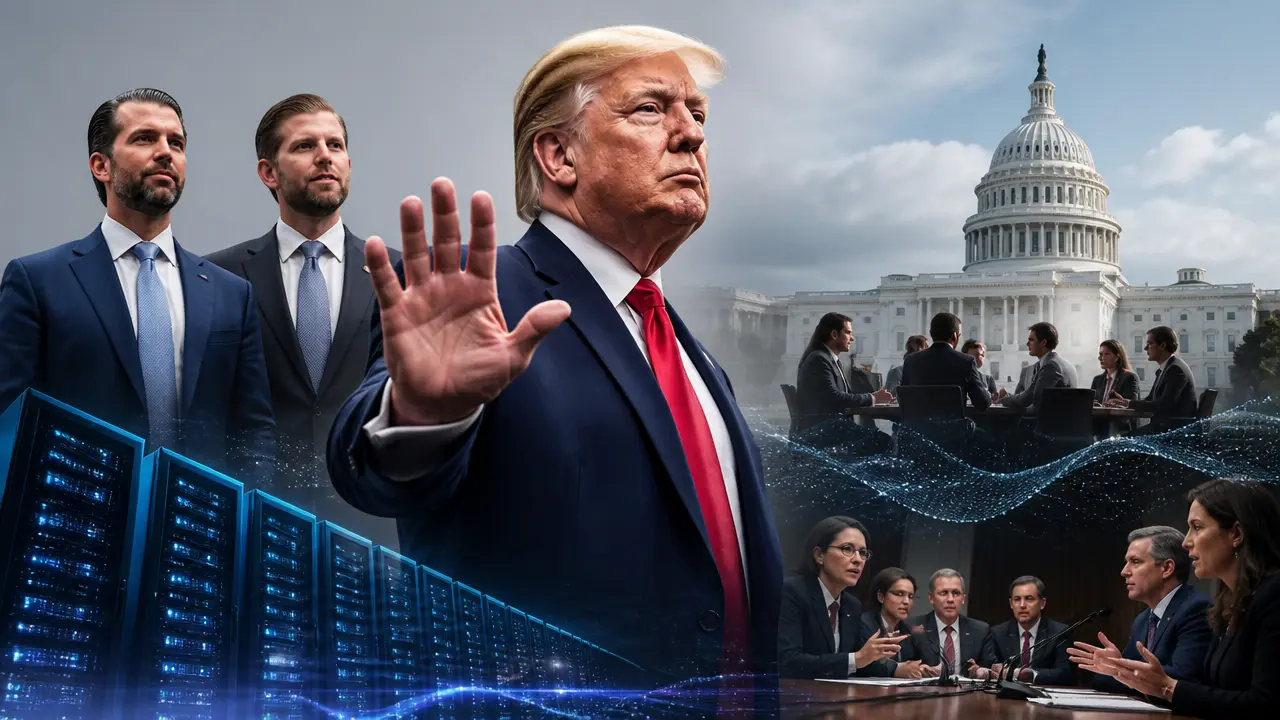 Ilustracja do artykułu: Donald Trump i jego rodzina a inwestycje w sektor sztucznej inteligencji