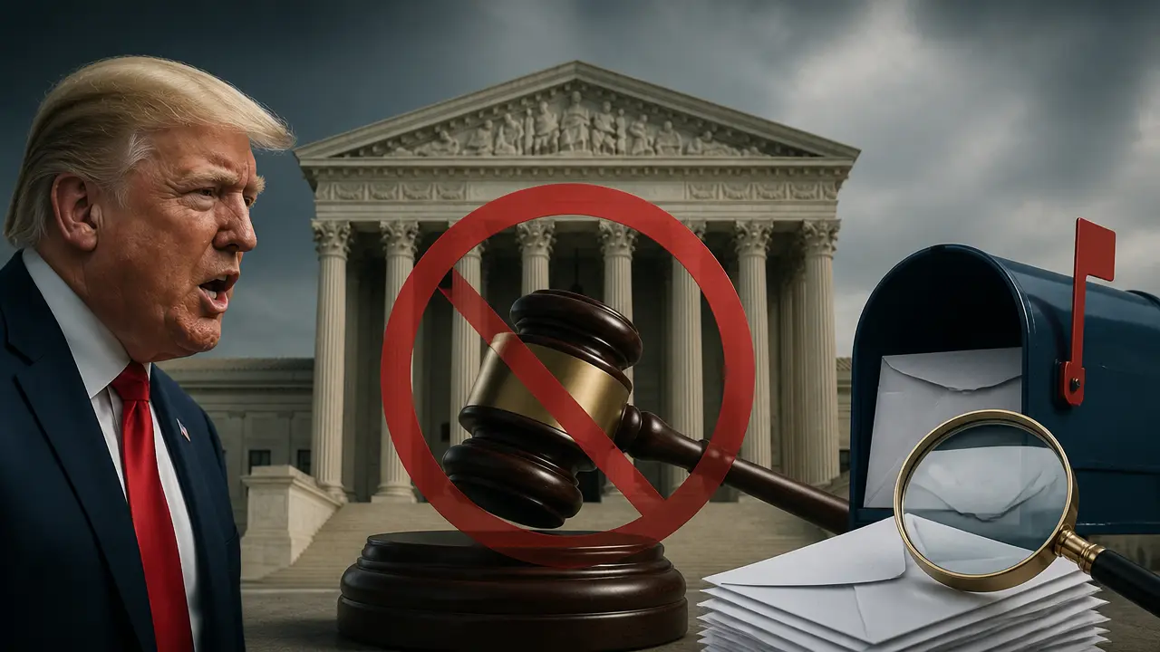 Ilustracja do artykułu: Sąd Najwyższy USA zablokował dekret prezydenta Trumpa dotyczący głosowania korespondencyjnego