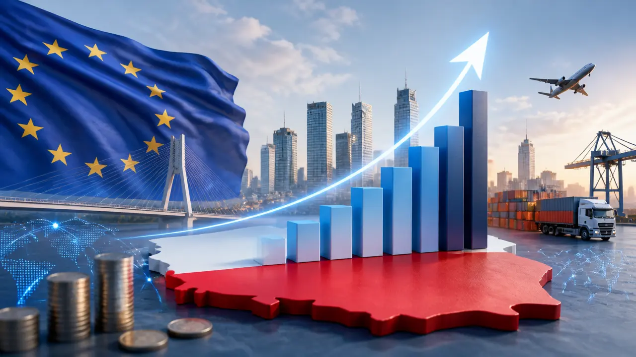 Ilustracja do artykułu: Ponad 130 proc. wzrostu PKB Polski dzięki integracji z Unią Europejską