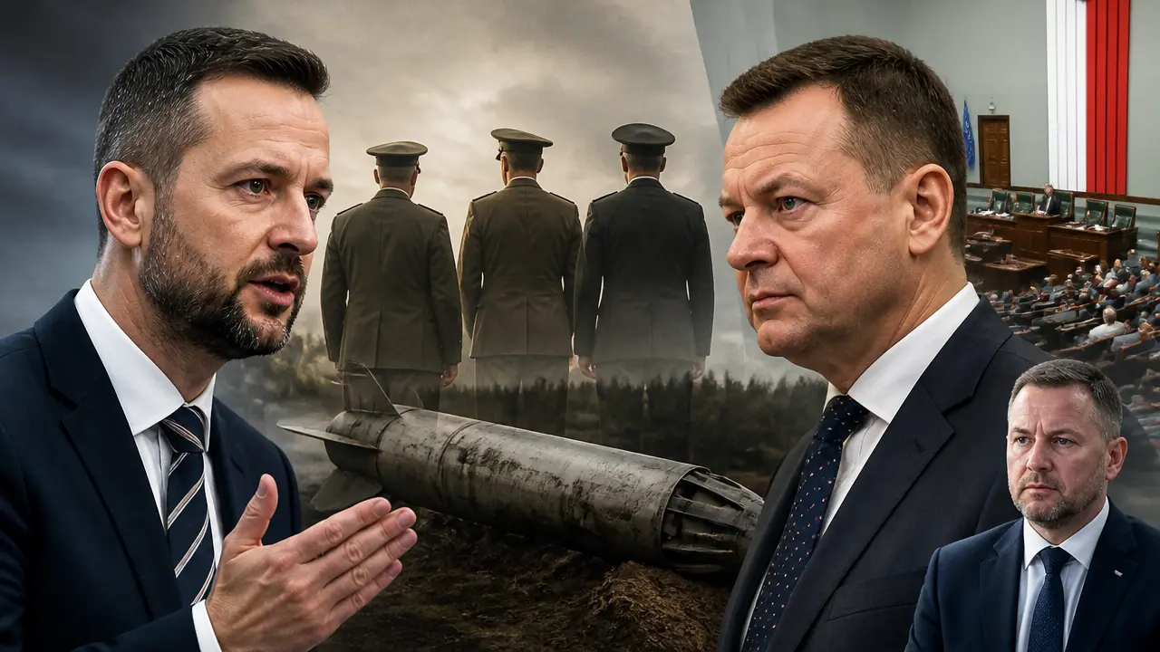 Ilustracja do artykułu: Władysław Kosiniak-Kamysz krytykuje Mariusza Błaszczaka za słowa o generałach i przypomina sprawę rakiety pod Bydgoszczą
