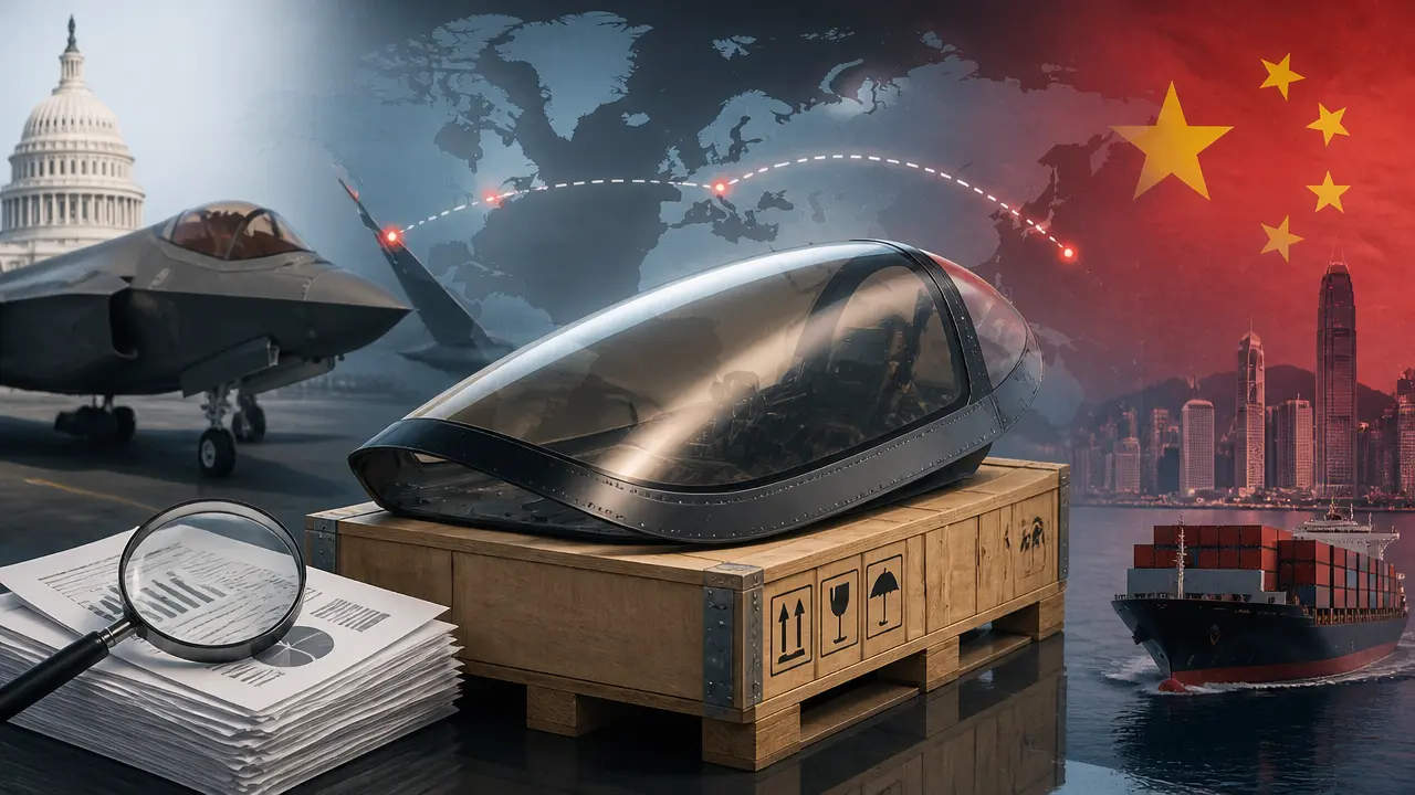 Ilustracja do artykułu: Kluczowa część myśliwca F-35 przekierowana do Hongkongu budzi obawy o dostęp Chin do technologii stealth