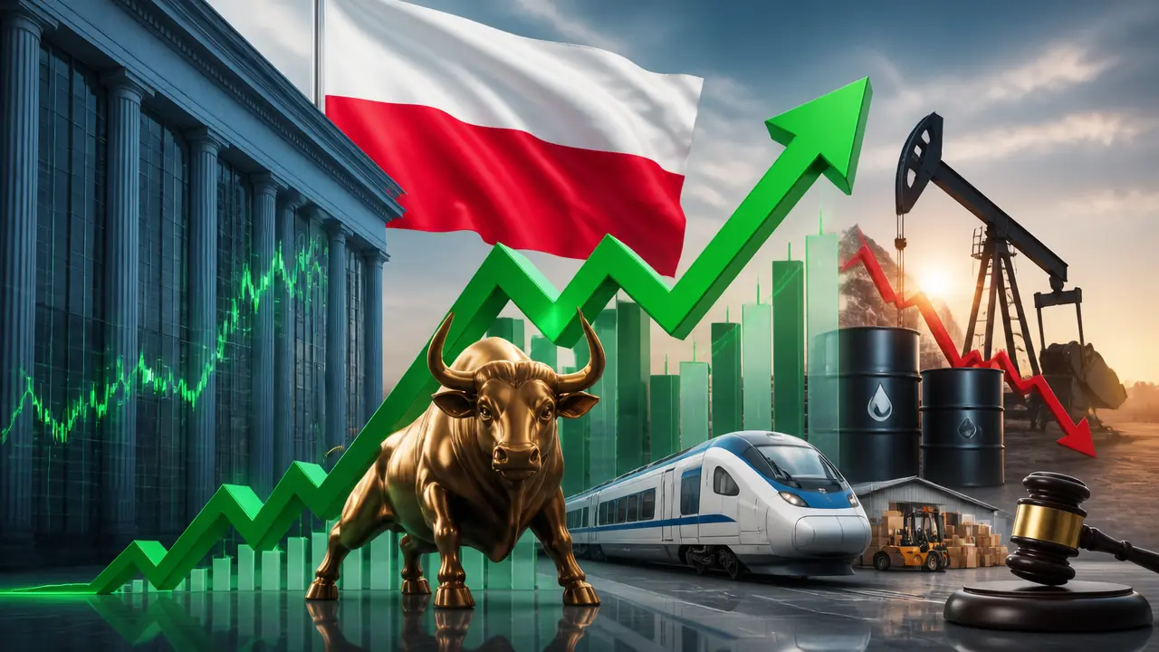 Ilustracja do artykułu: Polska giełda bije rekordy dzięki bankom i spadkom cen ropy
