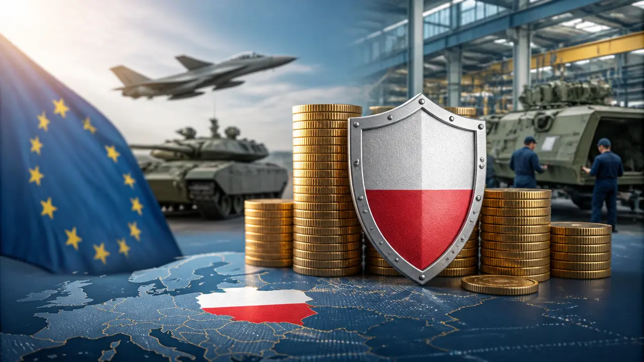 Ilustracja do artykułu: Polska wykorzysta całą pulę środków z unijnego programu SAFE na inwestycje obronne