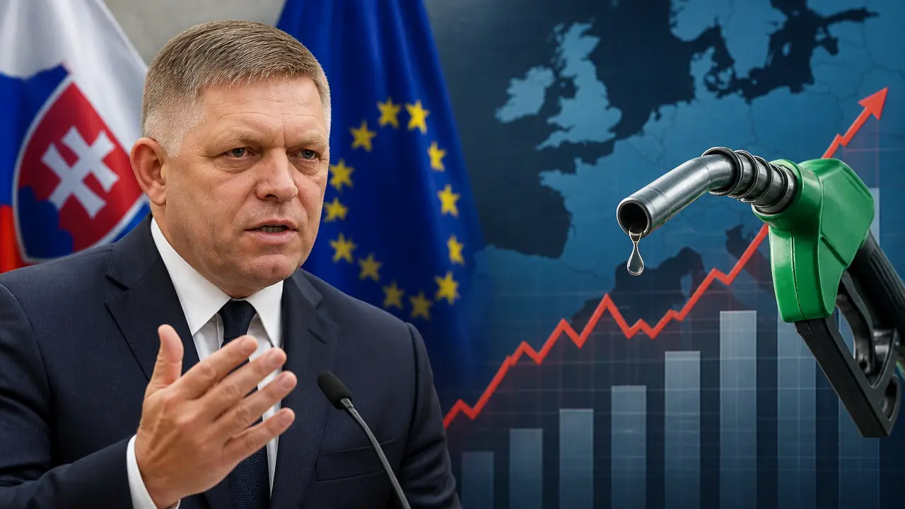 Ilustracja do artykułu: Premier Słowacji żąda nadzwyczajnego szczytu UE ws. rosnących cen paliw