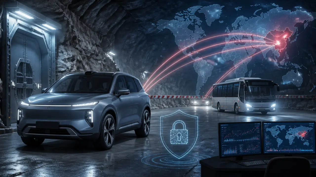 Ilustracja do artykułu: Chiński SUV elektryczny NIO ES8 łączy się z serwerami w Chinach mimo izolacji