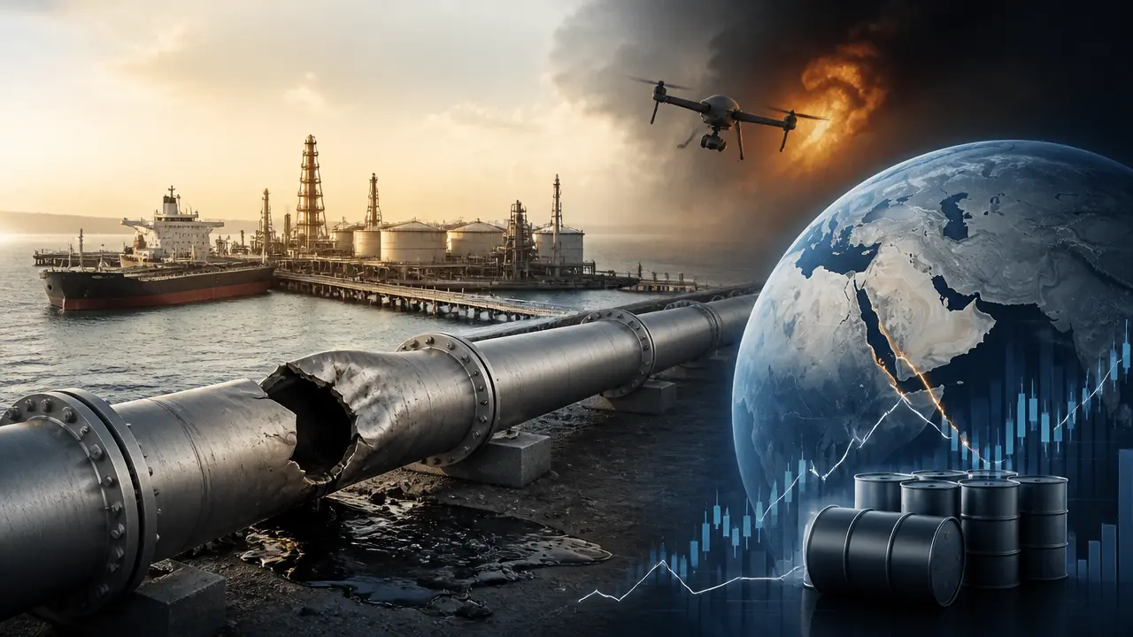 Ilustracja do artykułu: Saudi Aramco sygnalizuje wznowienie dostaw ropy z Yanbu po ataku na rurociąg