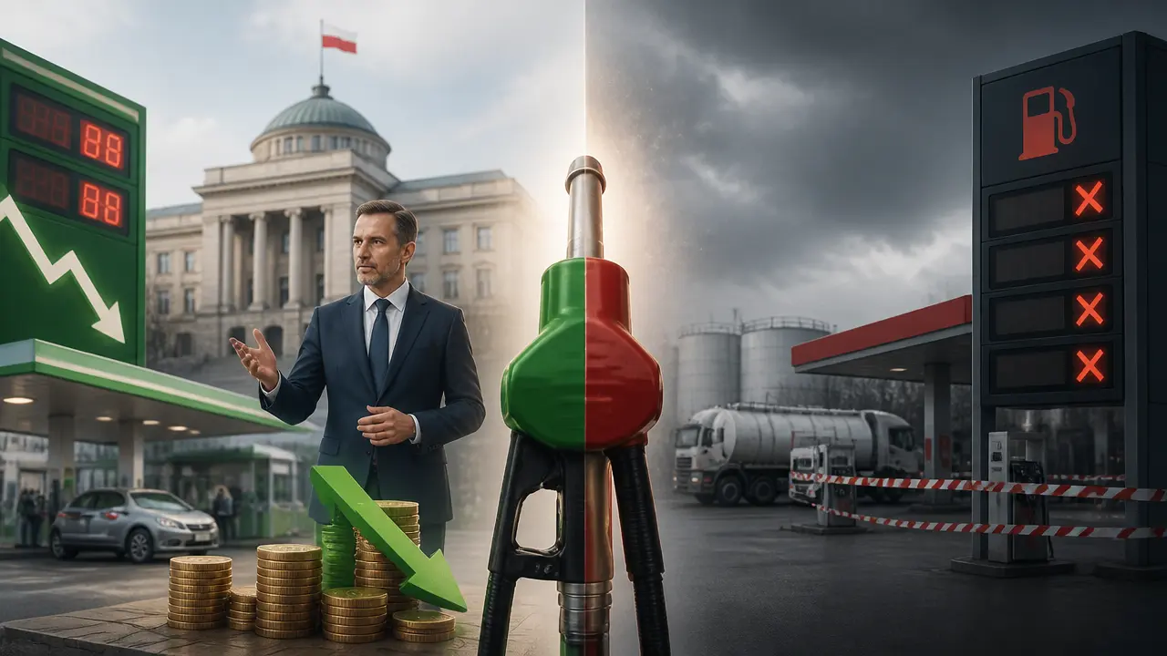 Ilustracja do artykułu: Rząd i prezydent różnią się w podejściu do obniżek cen paliw i ryzyka braków na stacjach