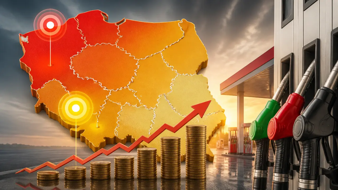 Ilustracja do artykułu: Ceny paliw w Polsce biją rekordy – diesel powyżej 9 zł w kilku regionach