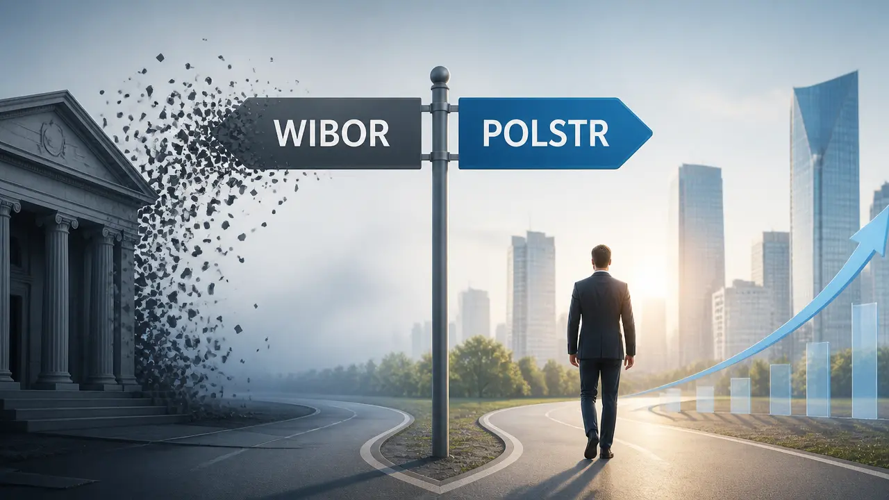 Ilustracja do artykułu: WIBOR odchodzi. Banki przygotowują się do wprowadzenia wskaźnika POLSTR od 2027 roku