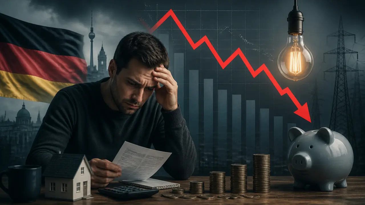 Ilustracja do artykułu: Nastroje niemieckich konsumentów pogarszają się z powodu rosnących cen energii