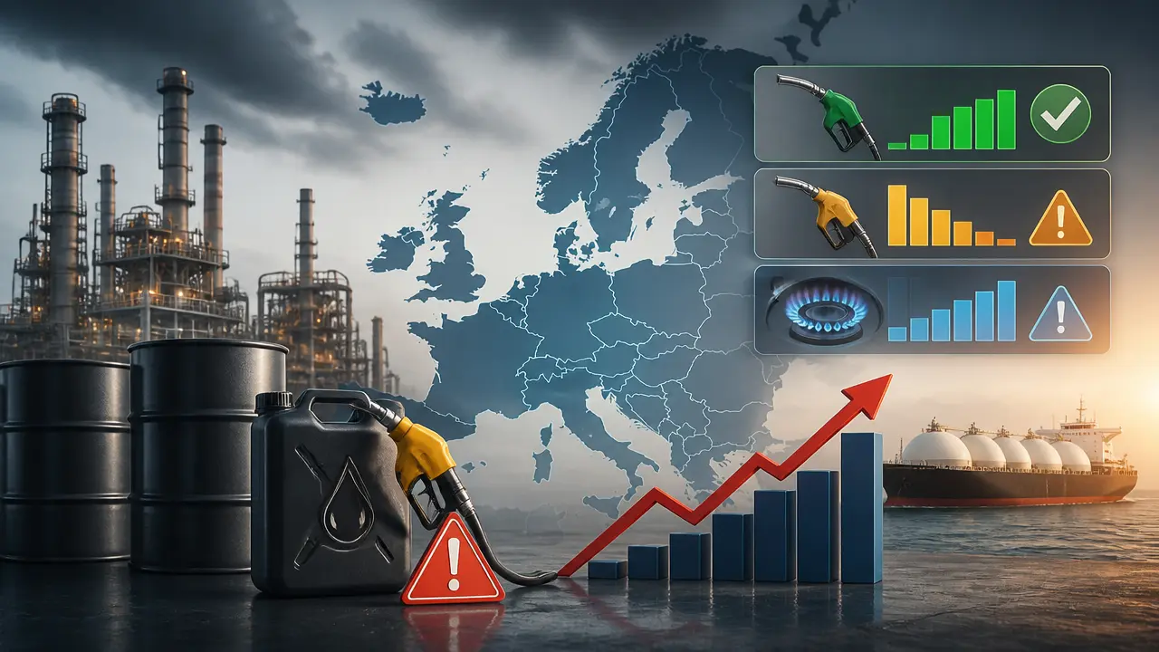 Ilustracja do artykułu: Problemy z dostępnością oleju napędowego w Europie związane z ograniczeniami mocy rafineryjnych i kryzysem energetycznym