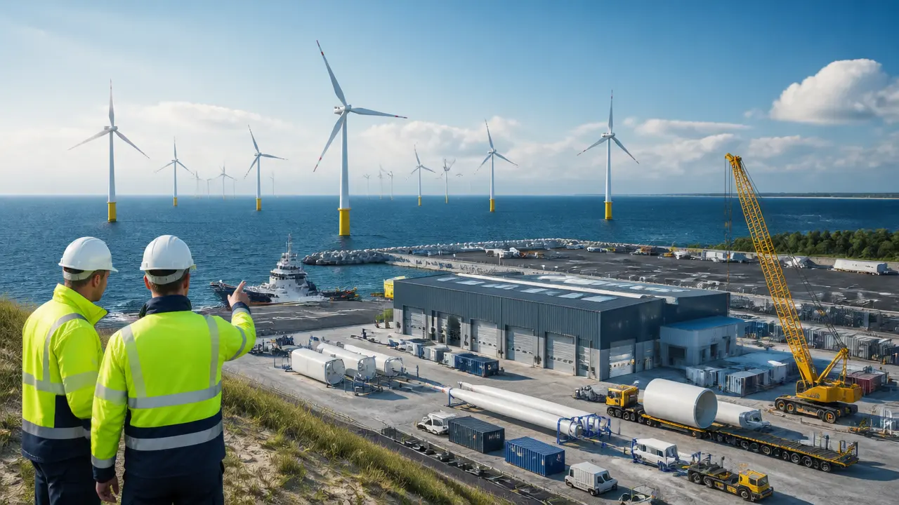 Ilustracja do artykułu: We Władysławowie powstaje baza operacyjno-serwisowa dla morskiej farmy wiatrowej BC-Wind