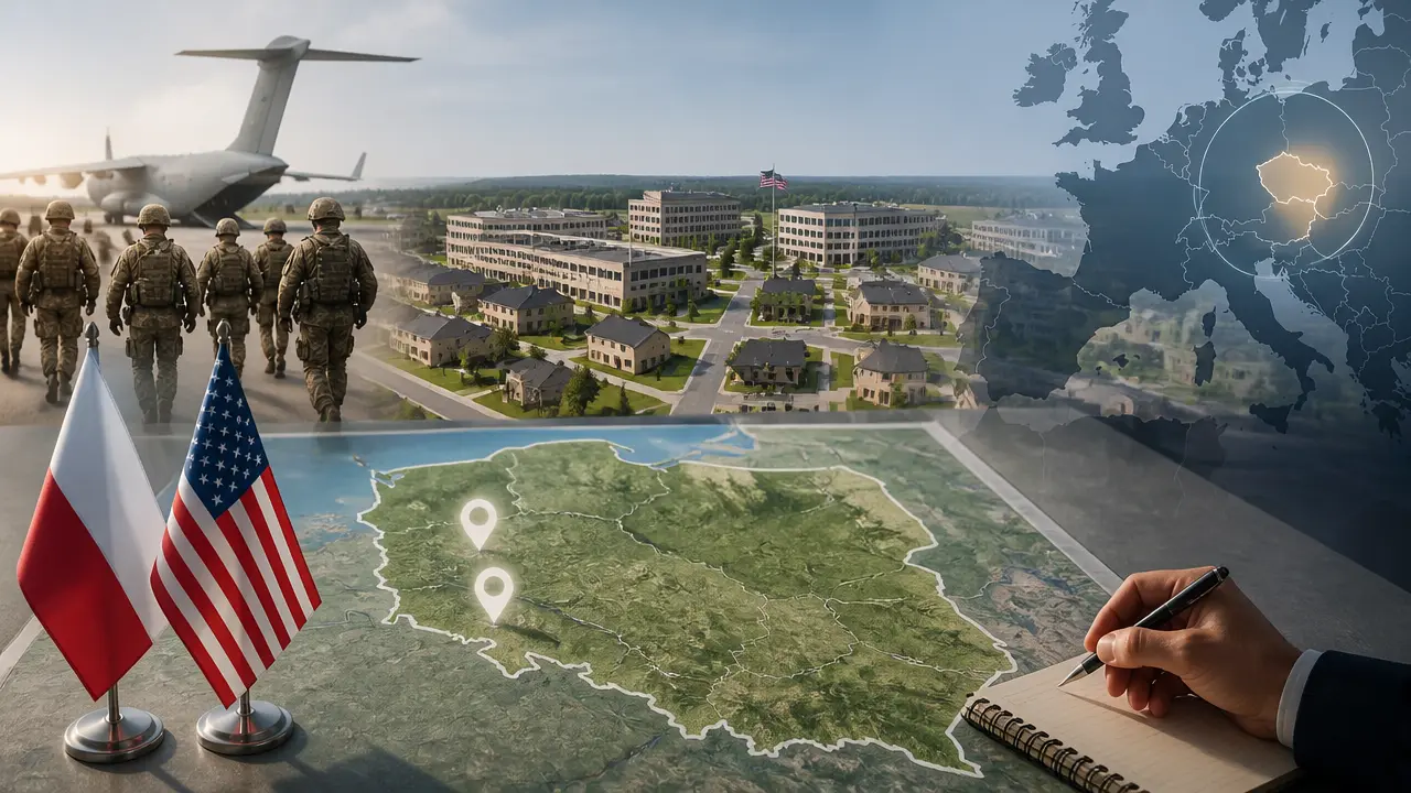 Ilustracja do artykułu: Specustawa przyspieszy budowę stałej bazy wojsk USA w Polsce