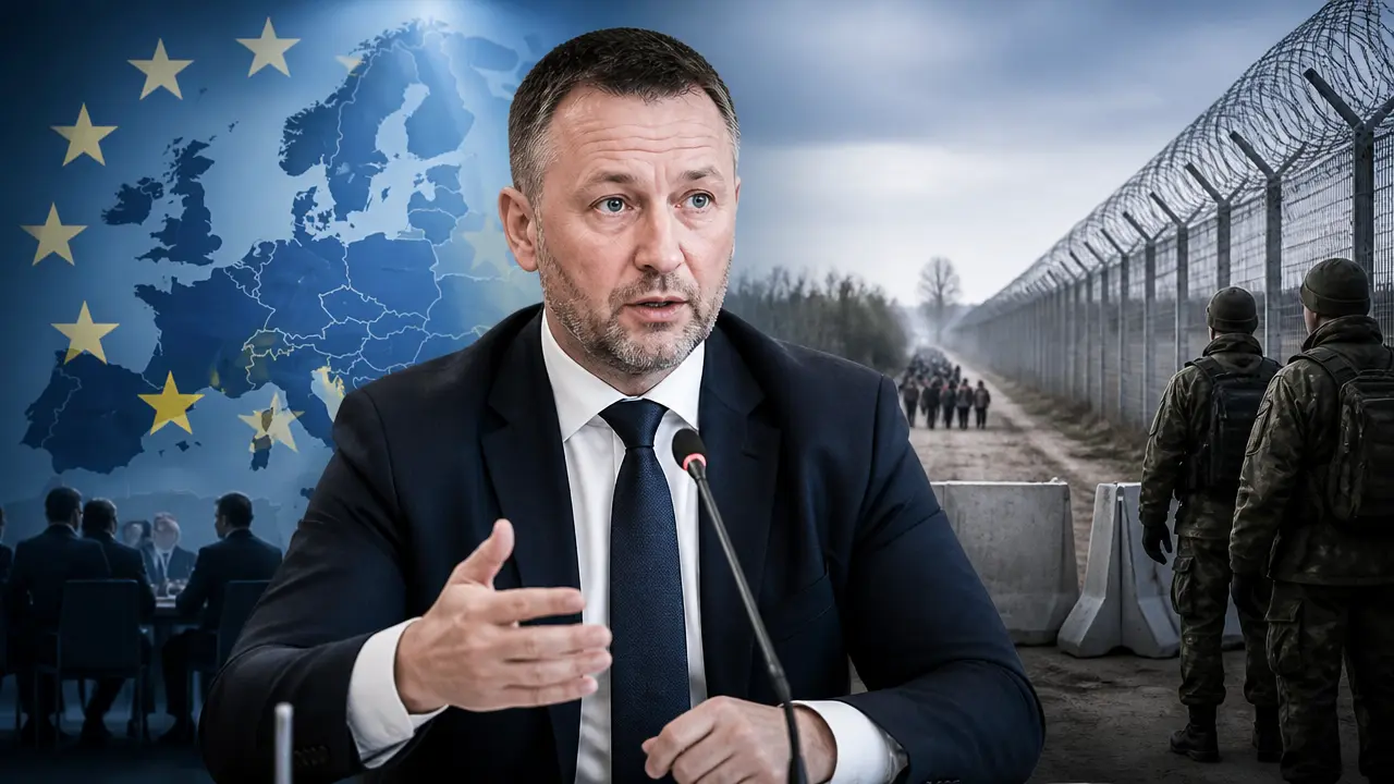 Ilustracja do artykułu: Szef MSWiA o konieczności zmian w unijnym Paktu Migracyjnym i ochronie granic