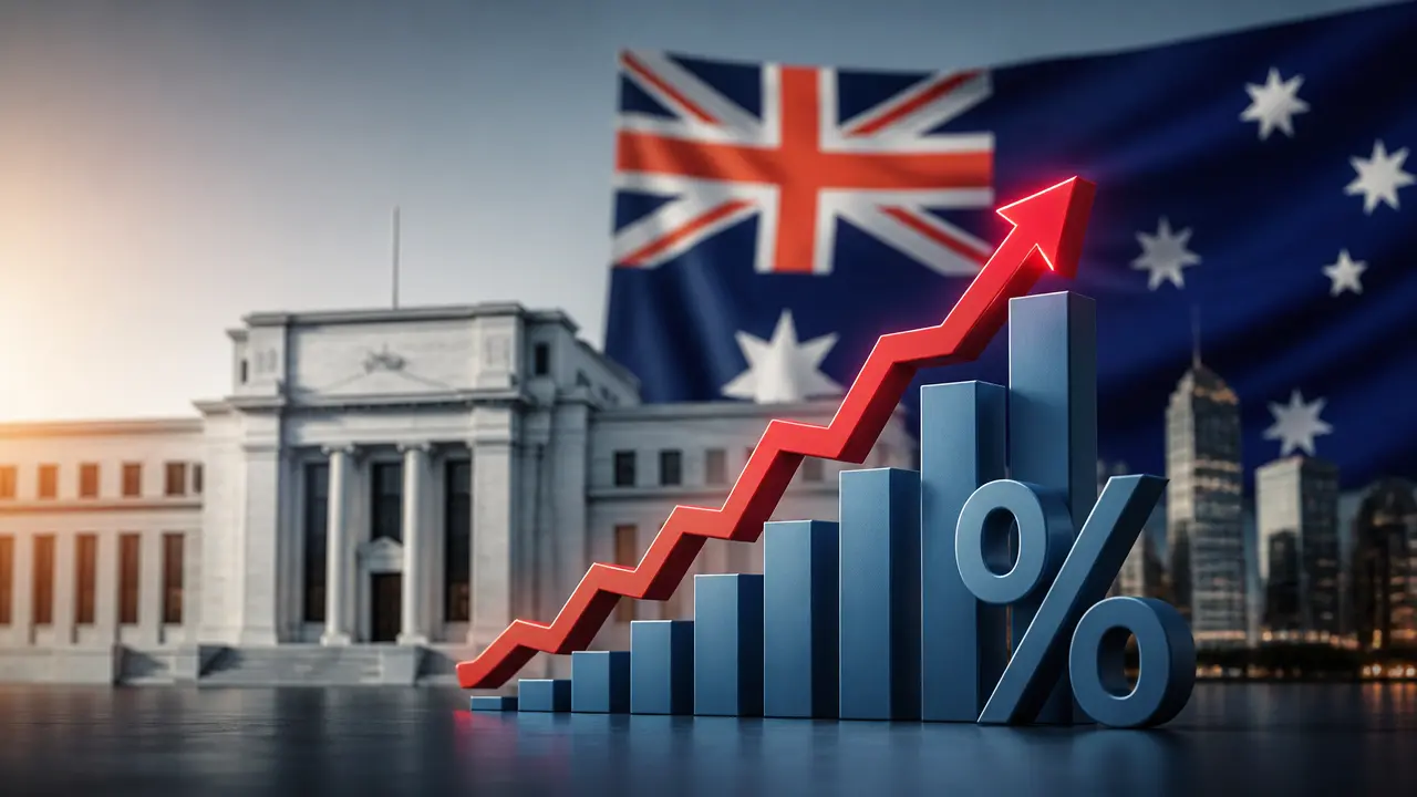 Ilustracja do artykułu: Bank Rezerw Australii podnosi stopy procentowe do najwyższego poziomu od 15 lat