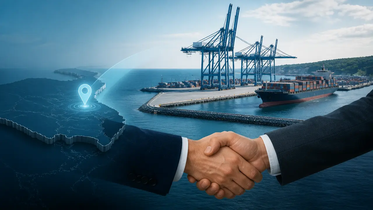 Ilustracja do artykułu: Terminal Investment Limited złożył jedyną ofertę na budowę portu zewnętrznego w Porcie Gdynia