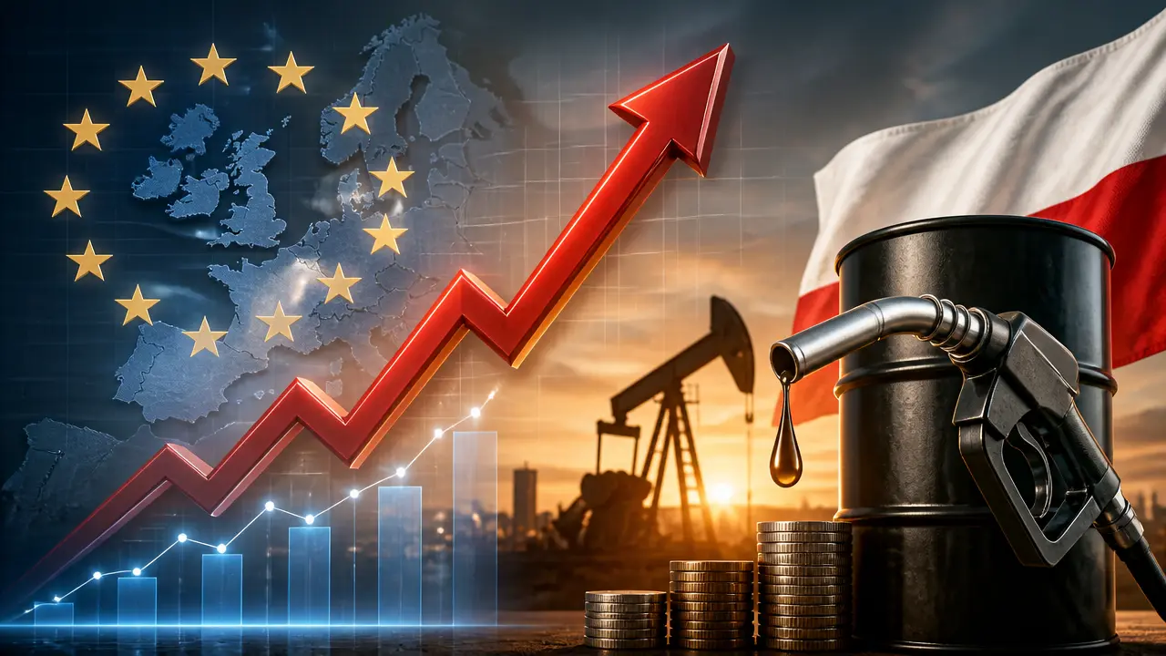 Ilustracja do artykułu: Wzrost cen energii i ropy wpływa na inflację w strefie euro i Polsce