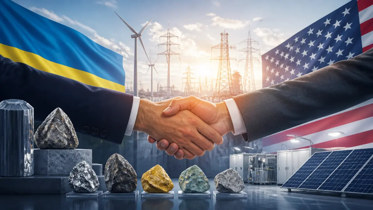 Amerykańsko-ukraiński fundusz odbudowy inwestuje w strategiczne surowce i energetykę