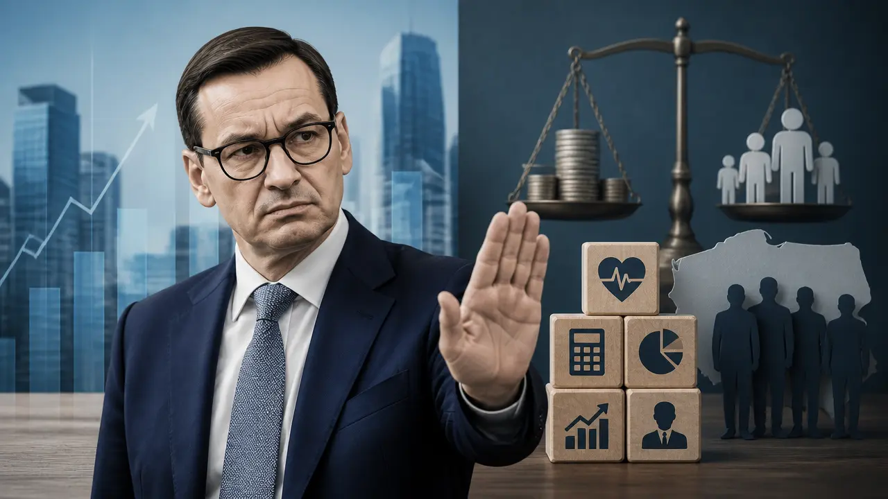 Morawiecki krytykuje propozycje PiS dotyczące składki zdrowotnej i podatków dla przedsiębiorców